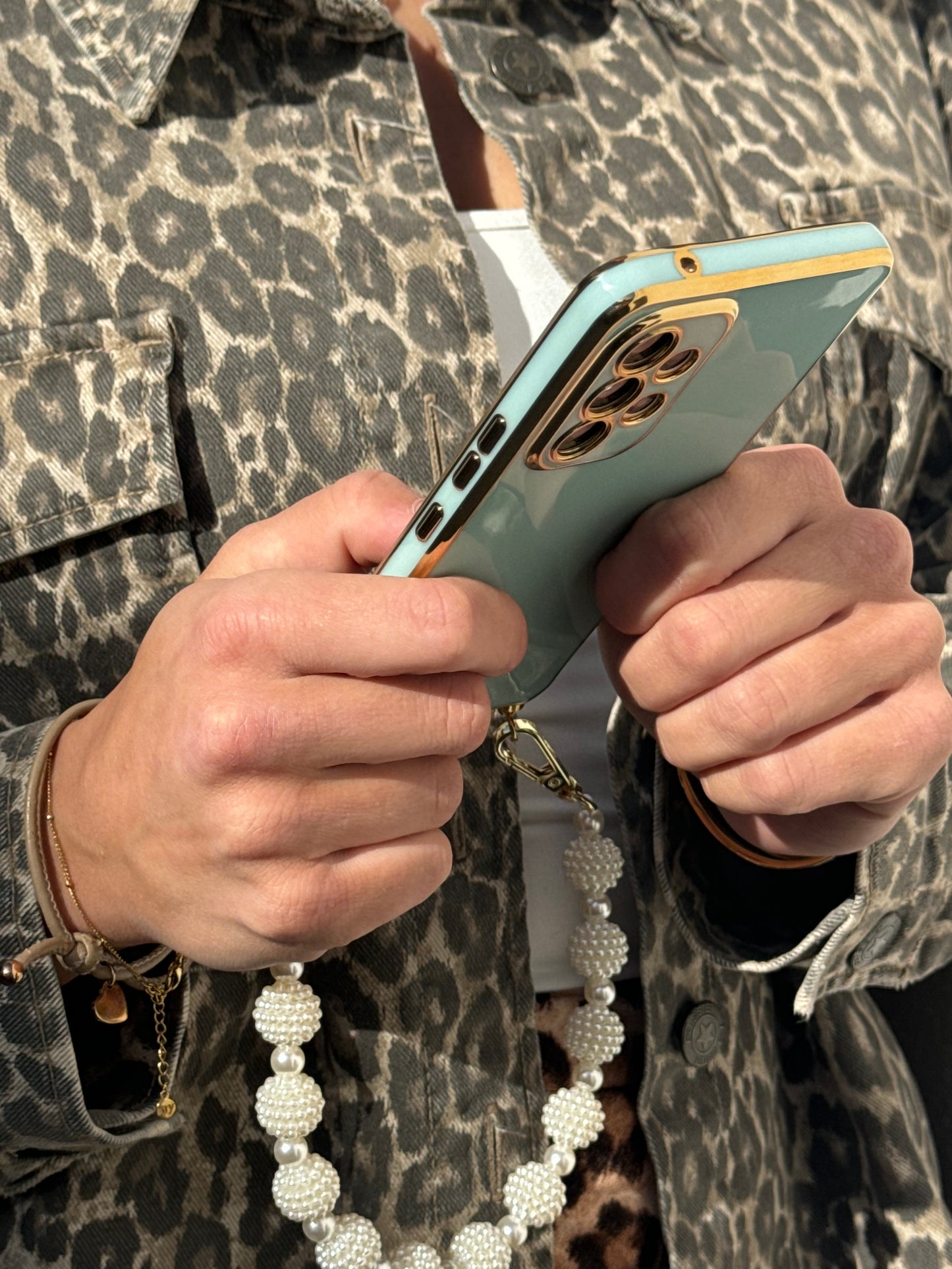 Touch Of Gold Turquoise